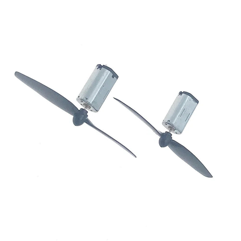 2PCS N30 3V-4.2V 40000RPM Micro DC Motor high-speed with 75MM Black Red Propeller CW CCW Model Airplane Helicopter Fan DIY