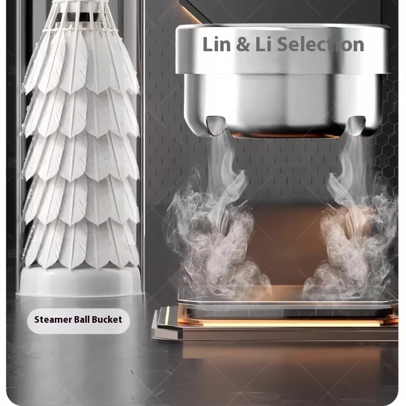 Professional Badminton Shuttlecock Steam Box, USB rechargeable humidifier cap for long-lasting moisture and performance