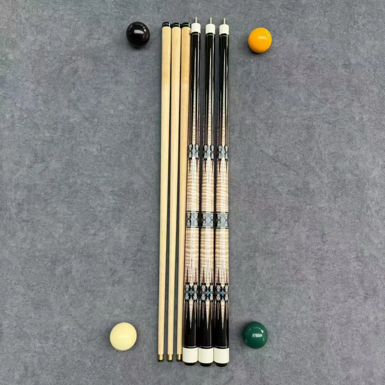 جودة عالية 10 مللي متر السنوكر والبلياردو جديلة الطباشير رياضي حصري خشب القيقب تجمع جديلة مع 13 مللي متر جودة عالية جديلة رئيس #4