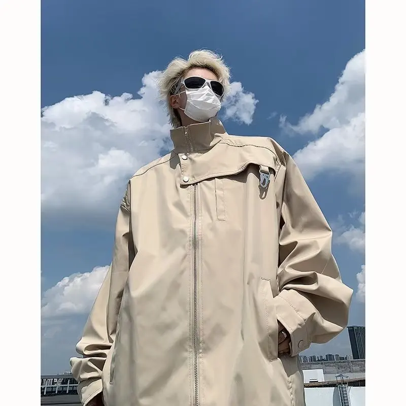 Autumn Winter Large Size Men's Flight Jaet Street Sle Design Functional Coat High Street Trend 250 Pou Casual Outerwear