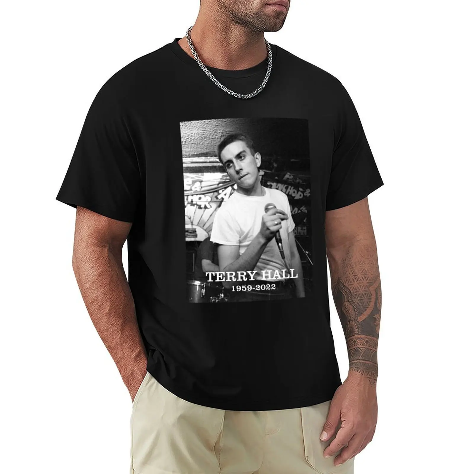 RIP Terry Hall T-Shirt Casual Basic Short Sleeve T-Shirt