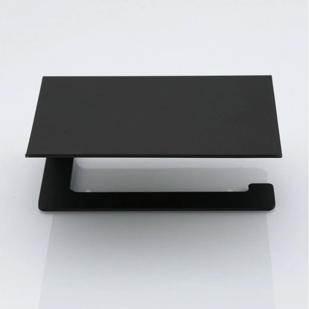 

Mobile Phone Storage Rack Multi-functional Tissue Holder Space Aluminum Black Smooth Edge Anodic Oxidation for Home