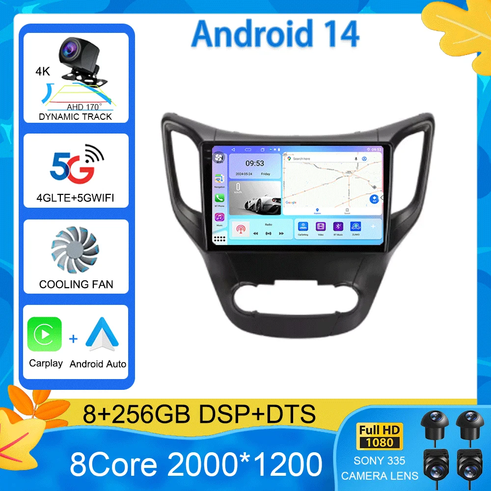 

Android 14 For Changan CS35 2013 - 2017 Car Radio Multimedia Video Player Navigation GPS Android No 2din 2 din dvd