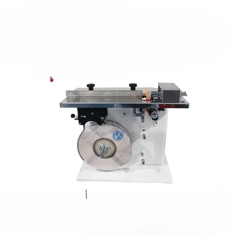 Small Corner Labeling Machine for Semi-Automatic Color Box Carton Packaging Round Label Anti-Dismantling Right Angle Sealing