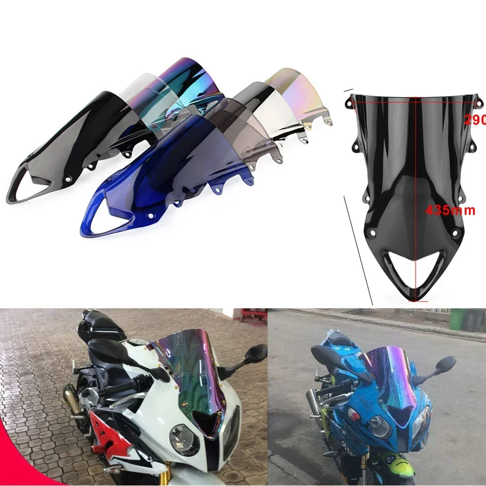 For BMW S1000RR S1000 RR S 1000 RR 2009-2012 2013 2014 Motorcycle Windshield Double Bubble WindScreen Visor Fairing Deflector