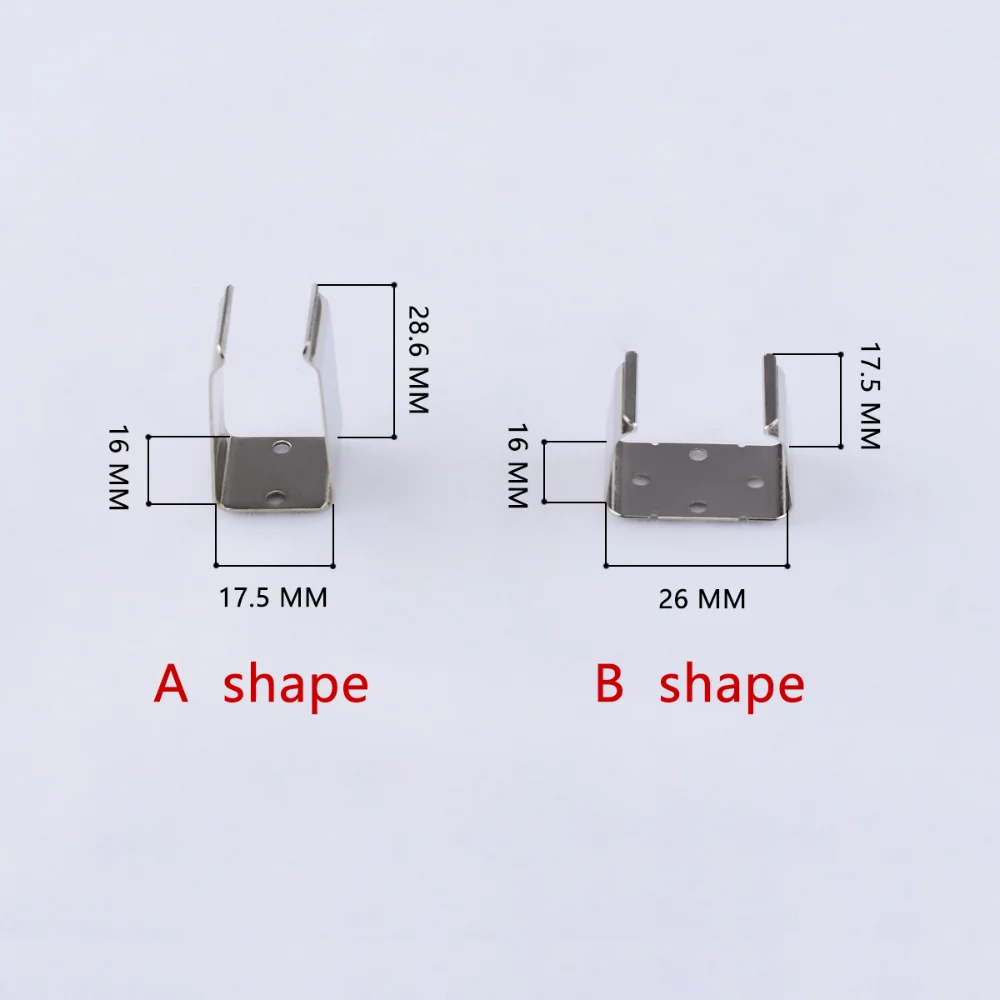 Soporte de Clip de batería de acero inoxidable 9V para guitarra eléctrica activa/bajo