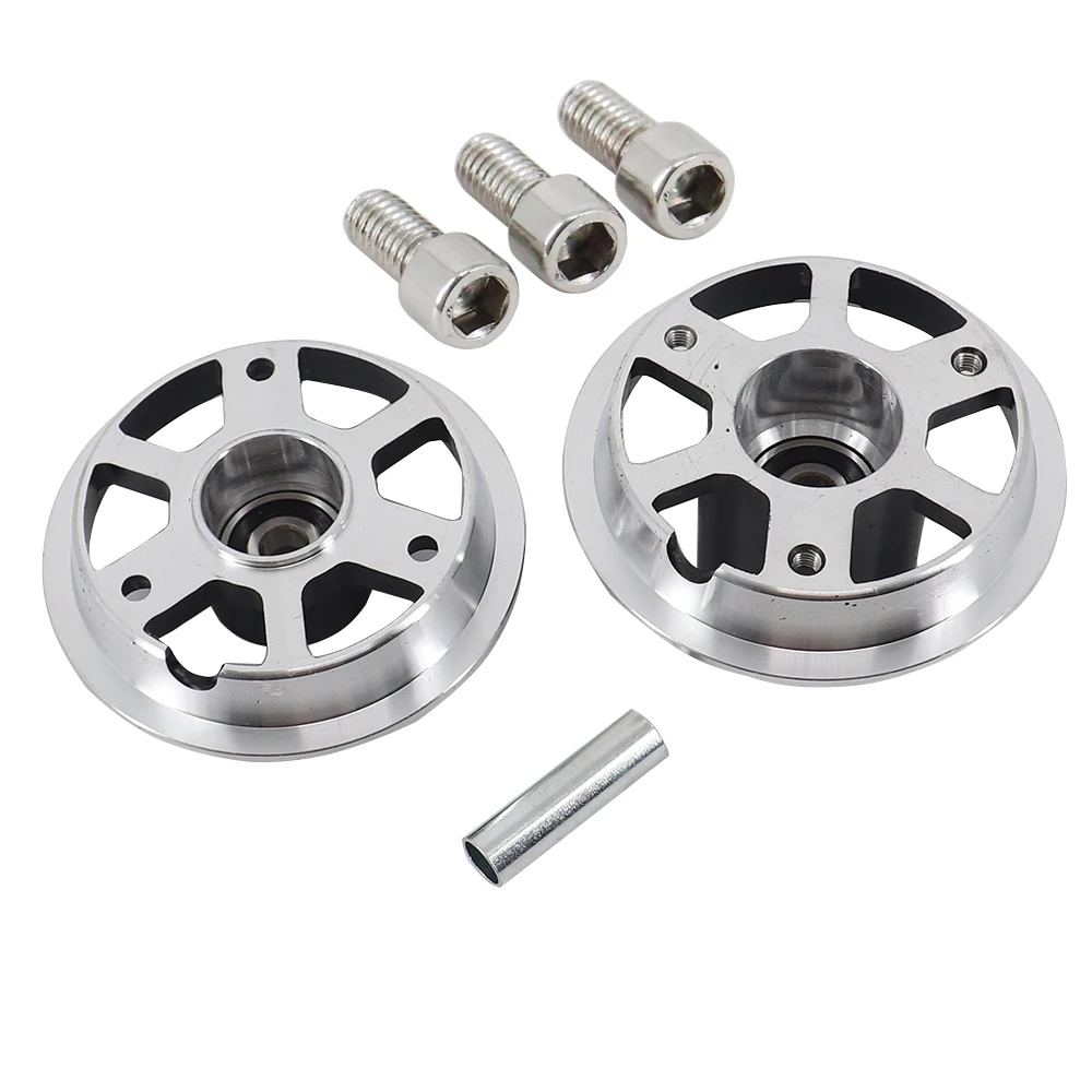 Alumnium Alloy 8 inch Split Wheel Rims Hub With Disc Brake Hole For 8inch 200x50 Pneumatic Tyre Tire Electric Scooter Mini Bike