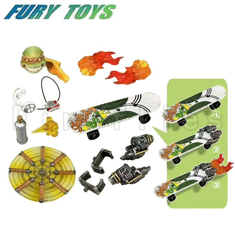 1/12 5inches Fury Toys Action Figure Wave 3 Rage Samurai Force Summer Anime Model image 3