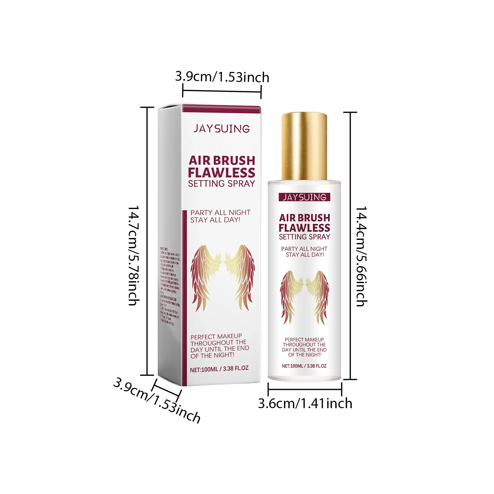 Hydraterende setting spray Gezichtsmake-up Waterdicht Blijvend Mat Natuurlijk Verfrissend Oliecontrole Foundation Make-up Fixer Spray