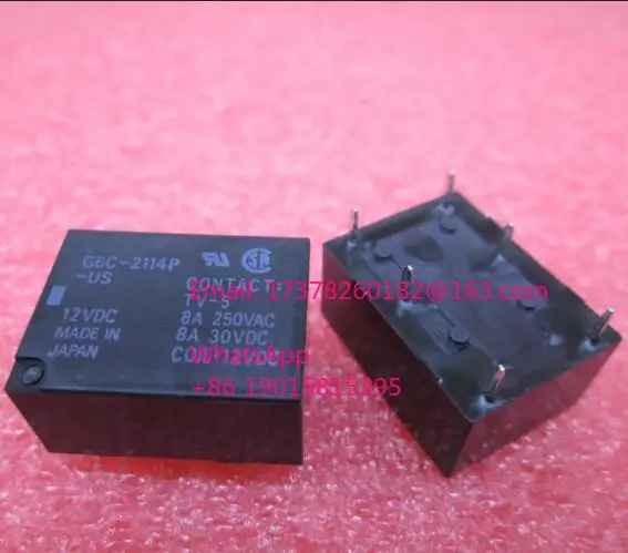 

НОВОЕ реле G6C-2114P-US 12VDC G6C-2114P-US-12VDC G6C-2114P DC12V 12VDC 12V 6PIN