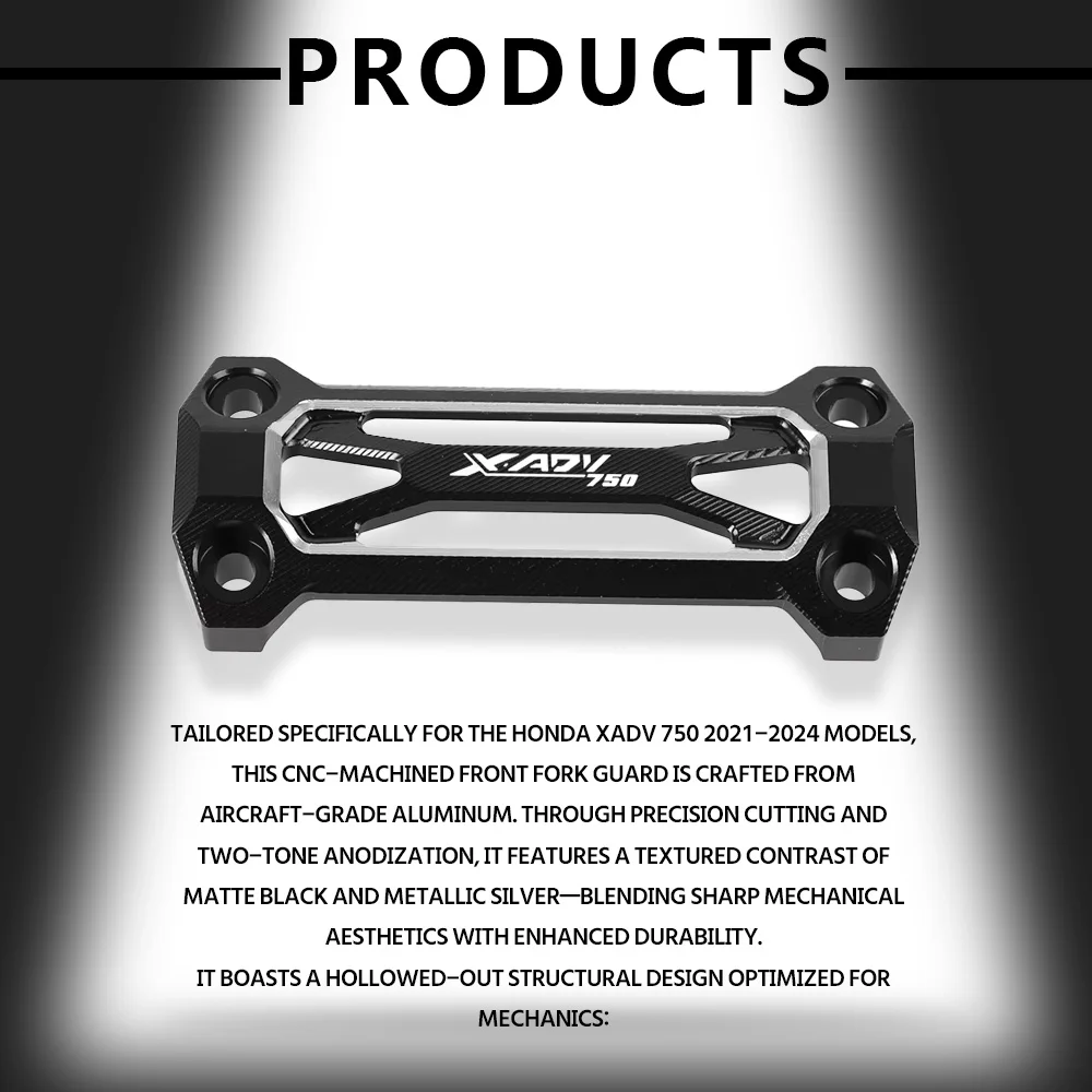 Motorcycle For Honda X-ADV 750 XADV XADV750 2021-2024 2025 Handlebar Riser Up Back Move Support Bar Handle Riser Mounting Clamp