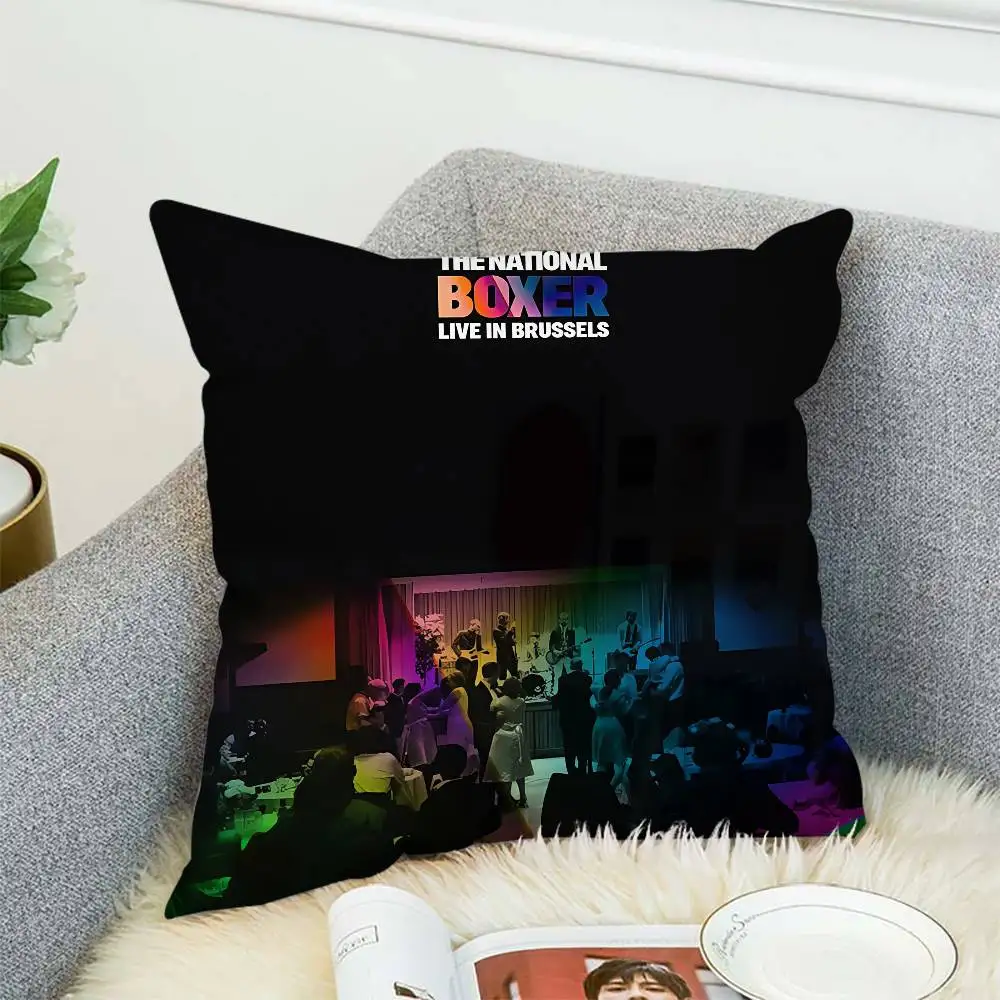 T-The N-National Pillow Case Album Case Sofa Decorative Home Double-sided Printing Short Plush Cute Cushion Cover