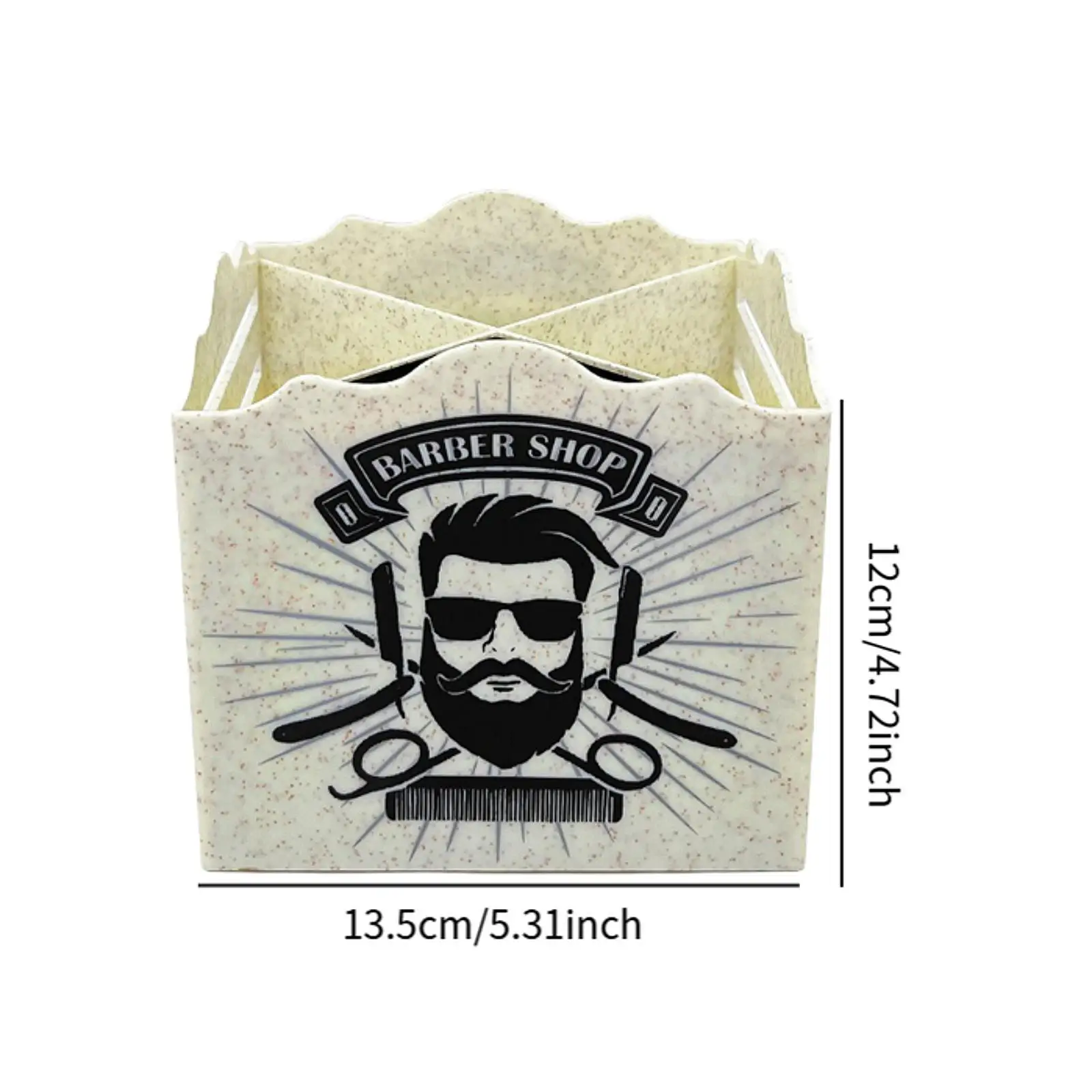 صندوق حامل مقص الحلاق ومنظم لخزانة الشعر للمشابك والفرش والأمشاط