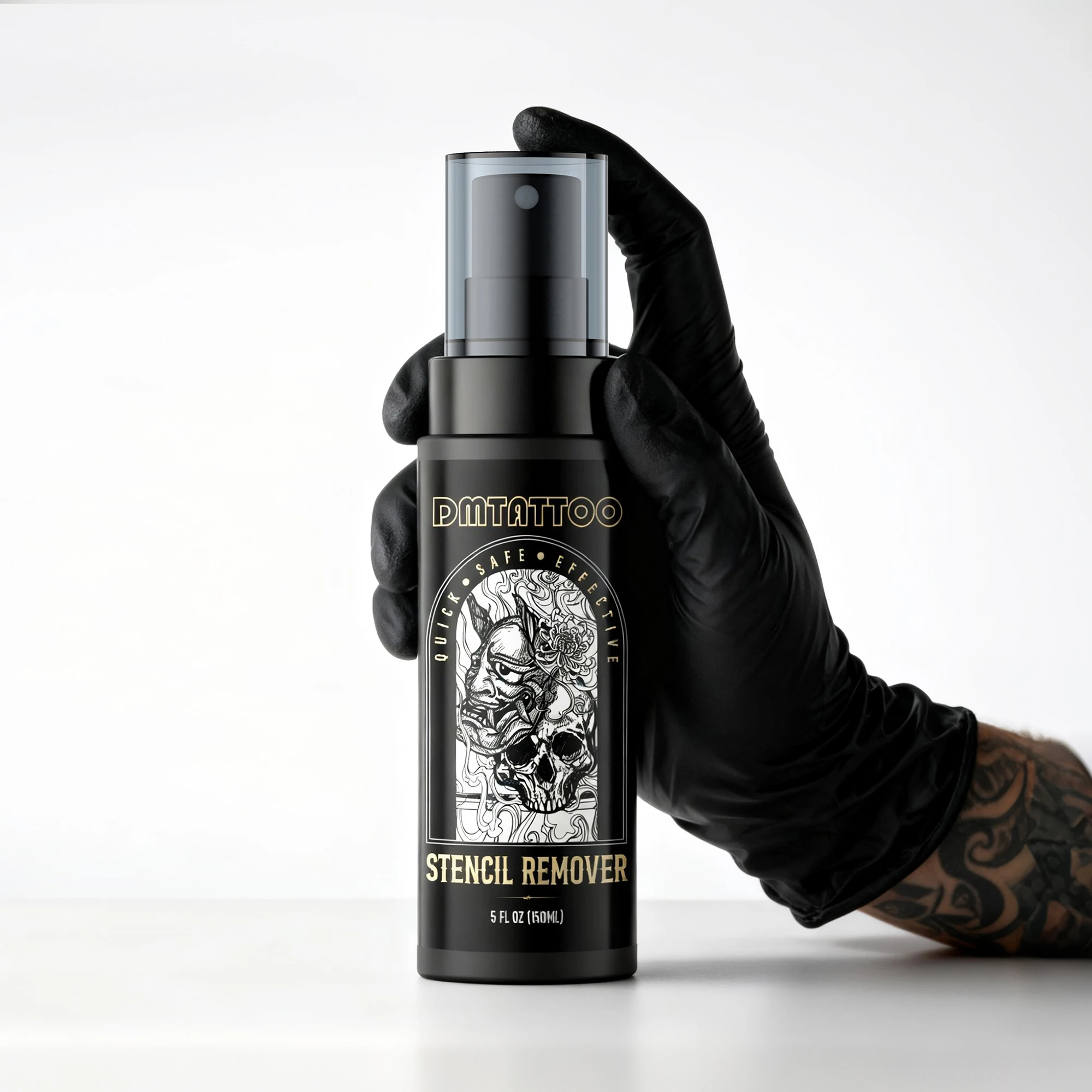150ml Tattoo Stencil Remover Spray Fast Cleaning for Transfer Paper Solution Avoiding skin irritation Tattoo Cleaning Product