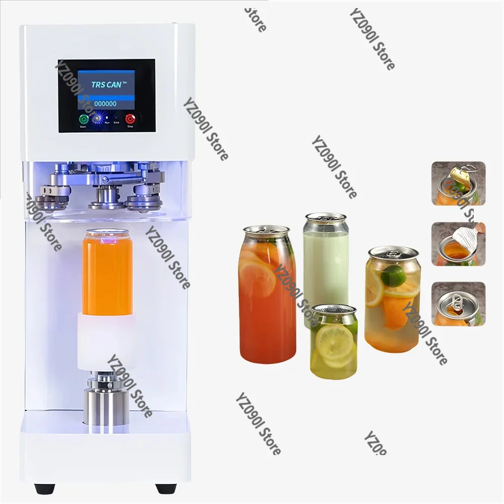 55mm Electric Rotary Can Sealer Intelligent Tin Can Sealing Machine for Food Drink Packaging