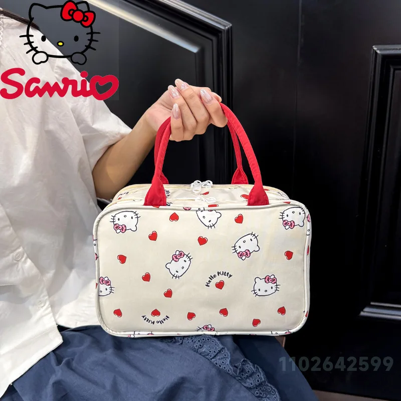 

New Business Makeup Storage Bag Fashionable High Quality Dry Wet Separation Handbag Cartoon Large Capacity Travel Storage Bag