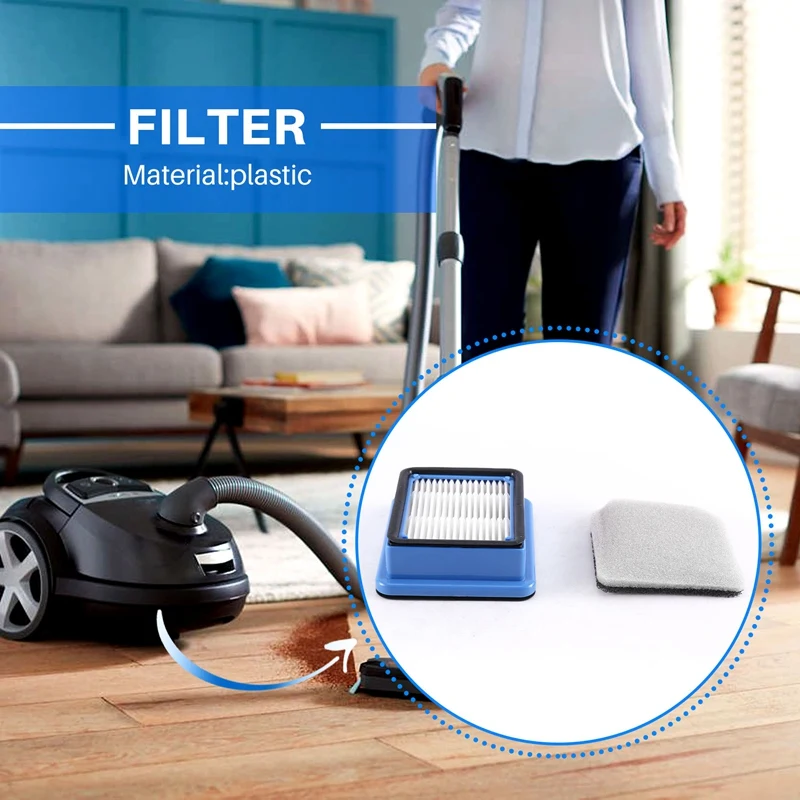 Substituição hepa filtro para aspirador de pó, peças sobressalentes para ethernet q6 q7 q8 wq61/wq71/wq81