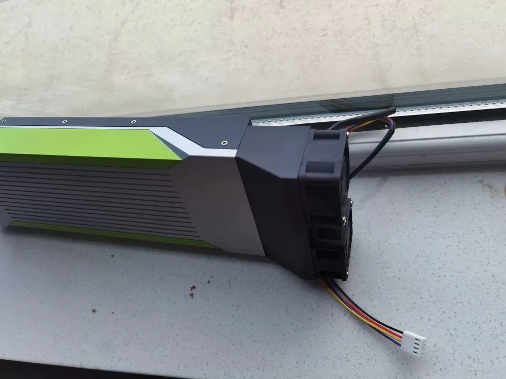For NVIDIA RTX6000 RTX8000 T40 Compute Card Universal Active Fan Cooler
