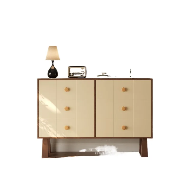 

Simple and modern, six-chest cabinet, living room against the wall 2025 new bedroom storage cabinet