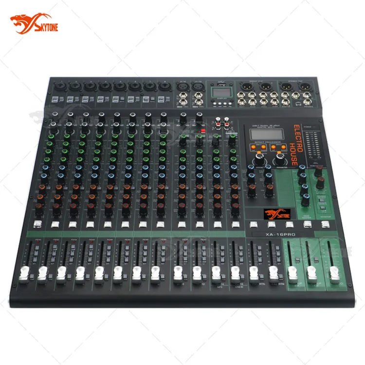 

16 Channel Audio Mixer for Stage Peormance Mixing Console Audio Mixer Professional