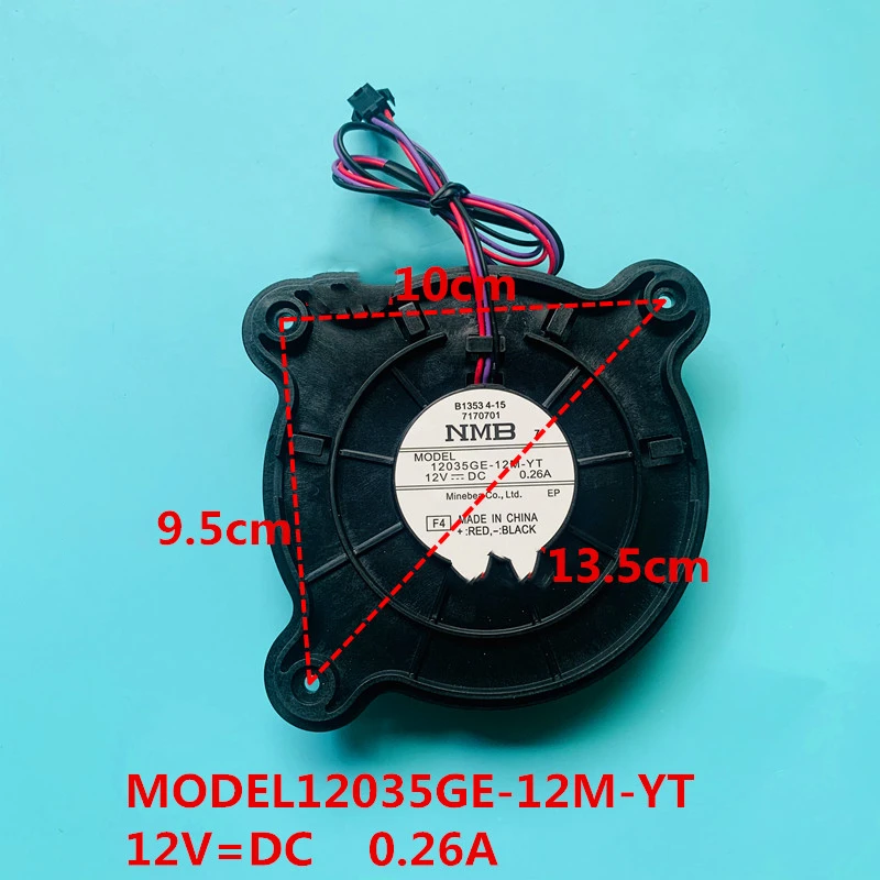 For Haier Refrigerator NMB12035GE-12M-YT Replacement Cooling Fan 12V DC 0.26A freezer Repair Parts