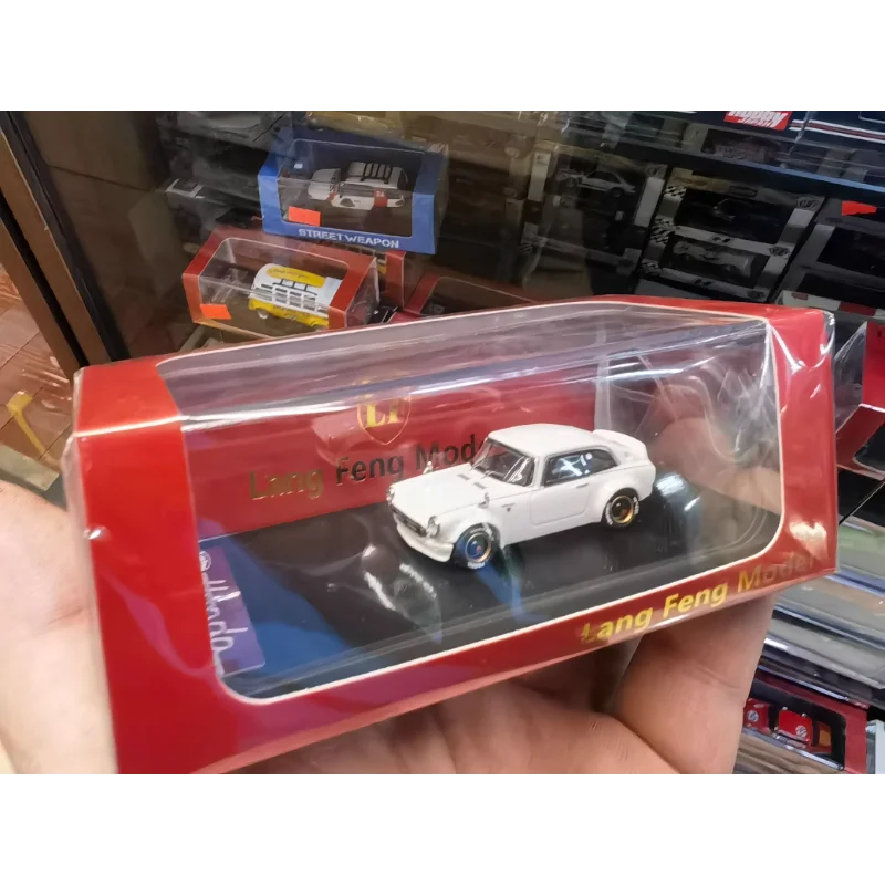 

Литой под давлением LF масштаб 1/64 Honda S800 модель автомобиля из сплава Коллекционная игрушка в подарок сувенир дисплей орнамент