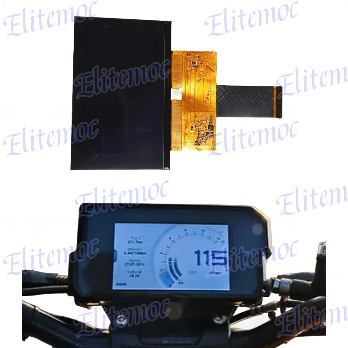 

TFT Display Cluster FOG for KTM Duke 125cc 2017-2020 Motorcycle Speedometer Repairment Second Generation Replacement