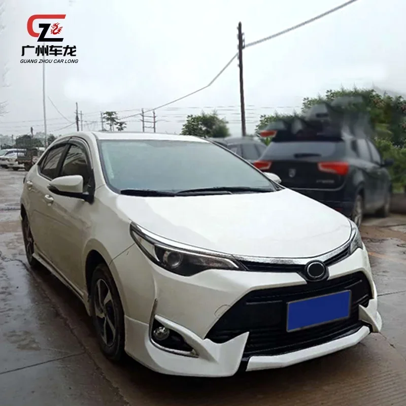 Wholesale Strong ABS Material Car Body Kits for Toyota Levin 2017-2019 Upgrade Modellista Style Front Lip Rear Lip Side Skirts