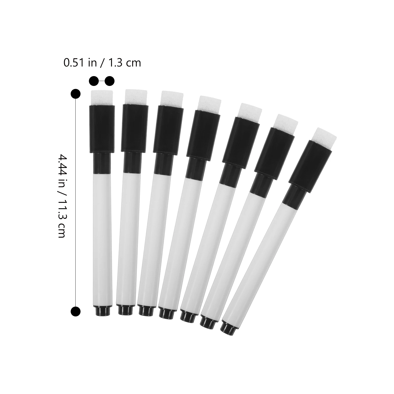 Imagem -06 - Magnetic Whiteboard Marker Pen Dry Erase Markers com Eraser Office School Papelaria Ferramentas de Escrita 10 Pcs