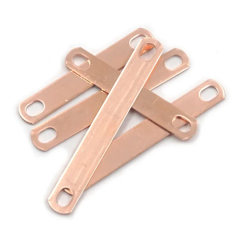Imagem -02 - Tubo de Aquecimento Elétrico de Cobre com Peça Conectante Bateria de Lítio Junta de Fluxo Integrada Poste de Junção Barra de Cobre do Trole 10 Pcs 30 Pcs