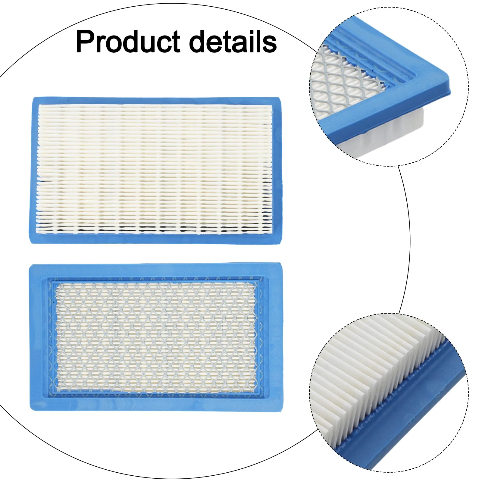 

Easy Install Lawn Mower Filter Air Filter Air Filter Easy Installation High Filtration Efficiency Mowing Season