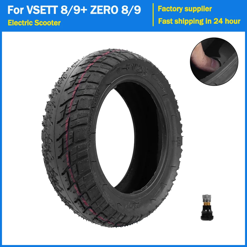 8.5x3.0 Self-healing Off-road Tire for VSETT 8/9+ ZERO 8/9 Kugoo Kirin G2 Pro Electric Scooter Built-in Self-repair Glue Tyre