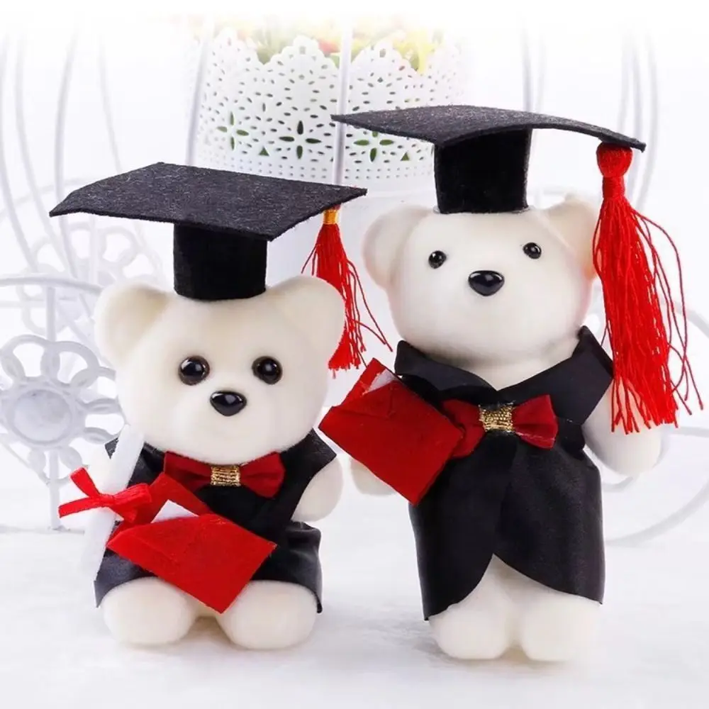 Graduation Season Graduation Bear Doll Graduation Ceremony Celebrate Party Bachelor Bear Plush Toy Congratulation Soft