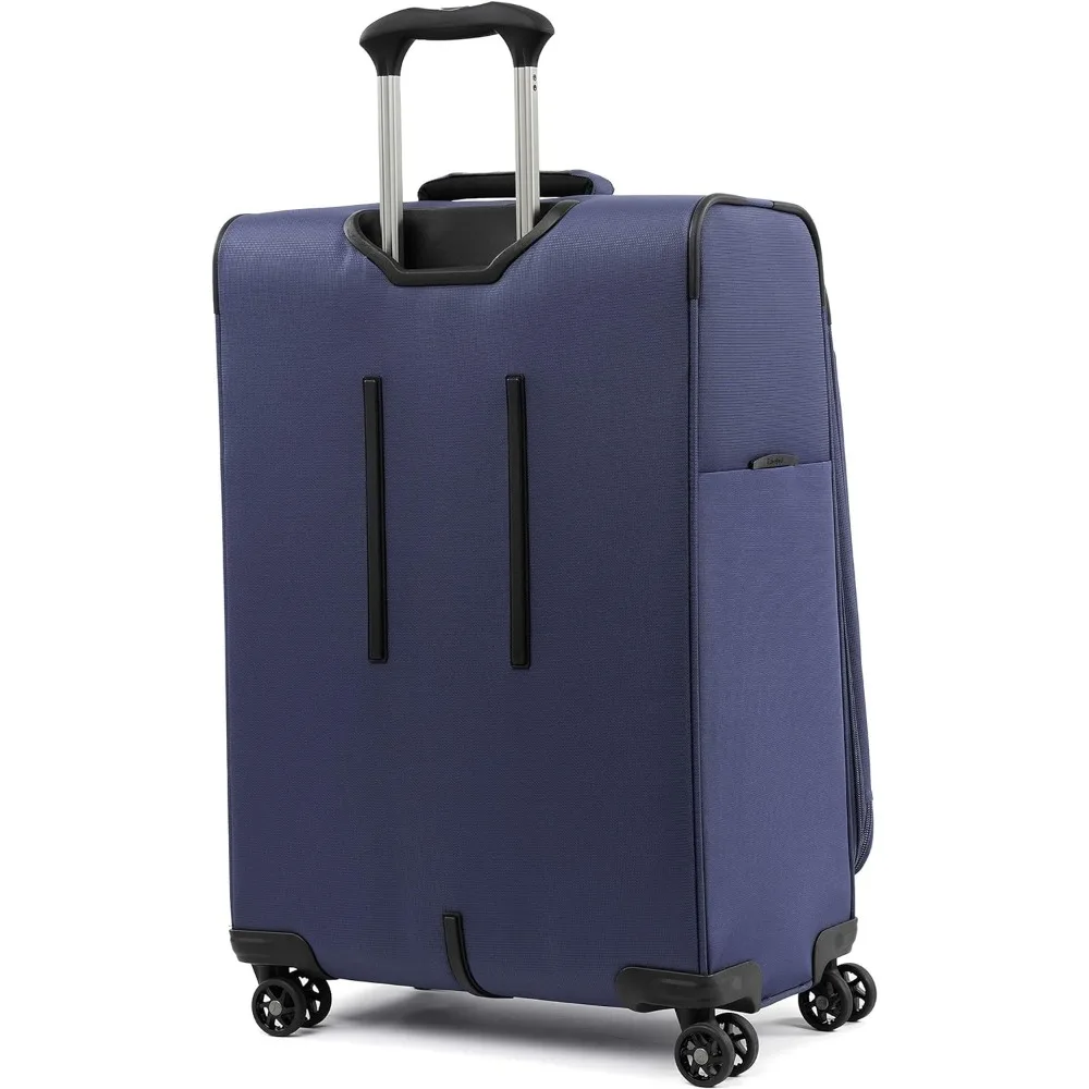 Travelpro Tourlite-Valise Extensible Softside pour Homme et Femme, Valise Légère, Bleu, 4 Roues Rotatives