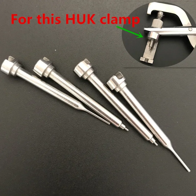 2pcs/lot HUK Folding key Split clamp pin Replacement folding key Disassembly pliers split pin Flip Key Remover+ Installation pin