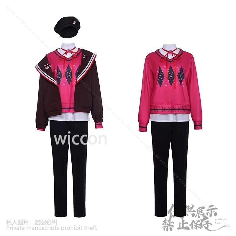 Anime jeu projet Sekai Costume Aoyagi Toya saint valentin Costume manteau pull chemise chapeau uniforme perruque pour homme femme personnalisé