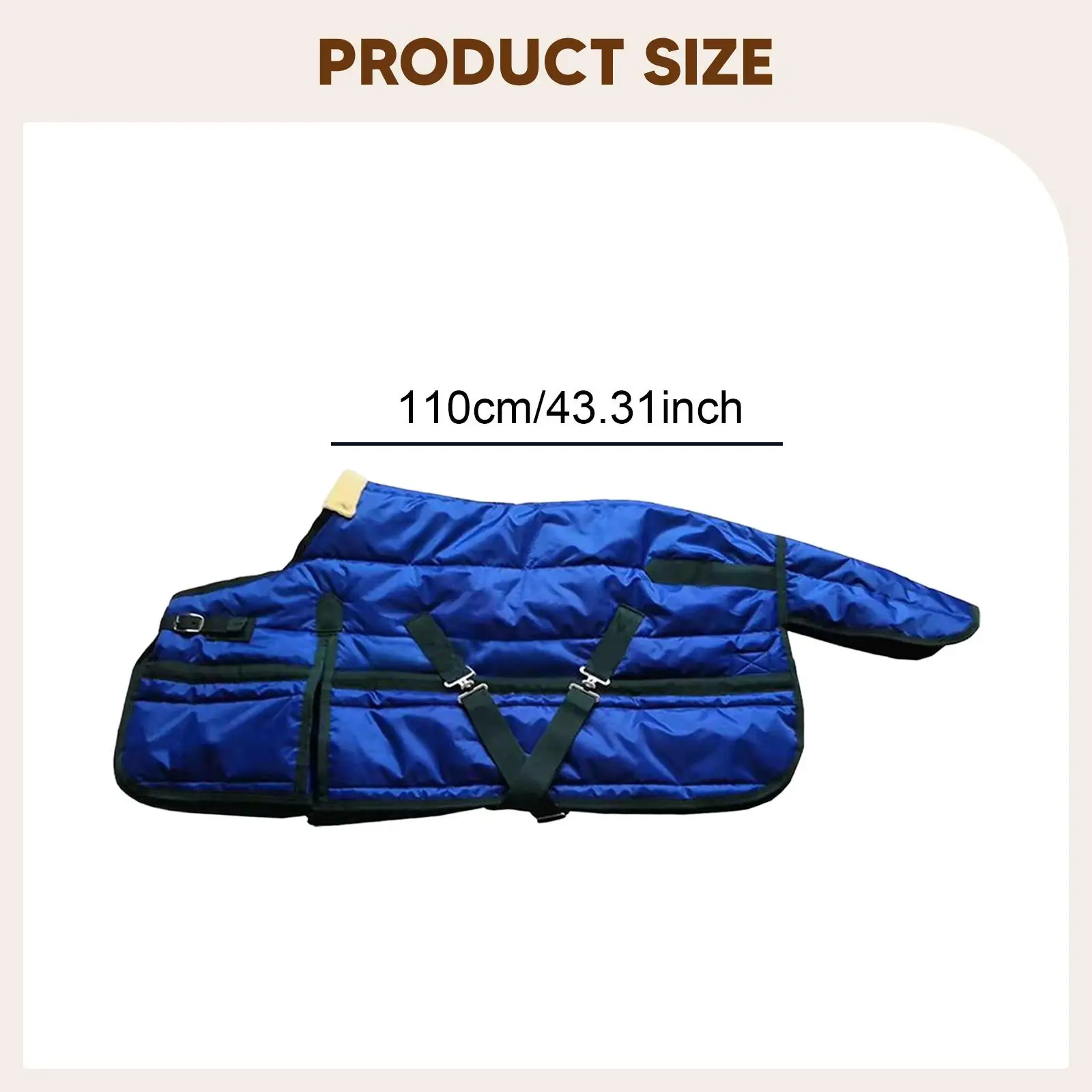 بطانية الحصان، ملابس مقاومة للتمزق، الطقس البارد، عزل، مقاوم للرياح، ملابس الحصان، ورقة العناية بالخيول #5