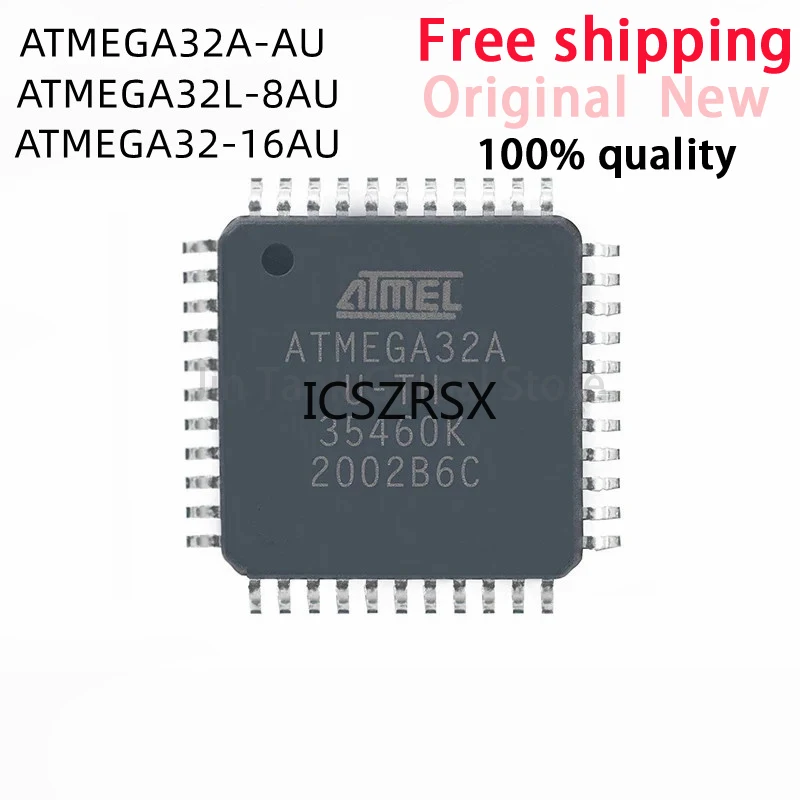 (10piece)100% New ATMEGA32-16AU ATMEGA32L-8AU ATMEGA32A-AU ATMEGA32 16AU ATMEGA32L 8AU ATMEGA32A AU QFP-44 Chipset