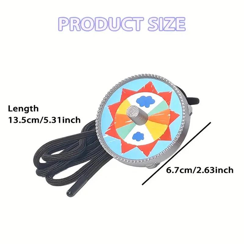 Mainan Putar Korea 3D Print Gyro Toys Permainan Interaktif Gyroscope Penghilang Stres Mainan Putar Berputar