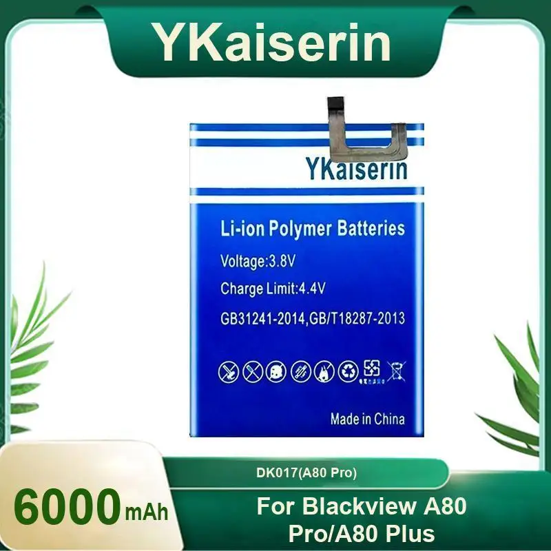 

For Blackview A80 Pro Plus Premium Replacement 6000Mah Mobile Phone Battery DK017