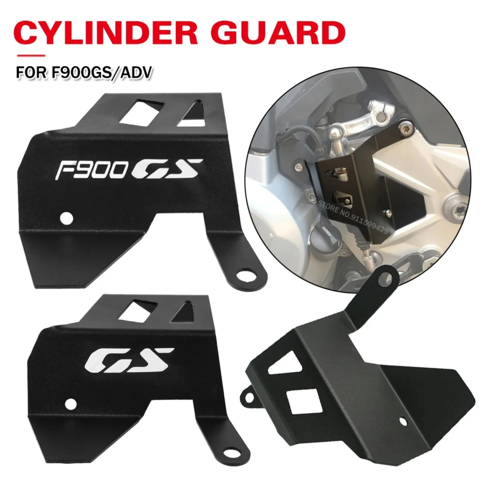 Accessorio di protezione della pompa freno posteriore del motociclo Coperchio protettivo della leva del cambio per BMW F900GS F900 GS ADV Adventure