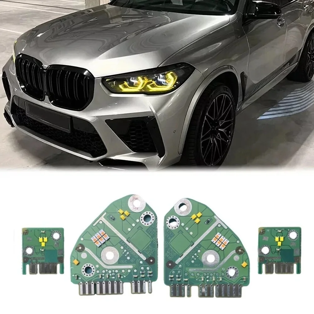 

Bright DRL Boards For BMW X5 X6 G05 G06 2019-2022 Laser Headlight 40ix 50ix SUV Daytime Running Light Yellow Red Blue Upgrade