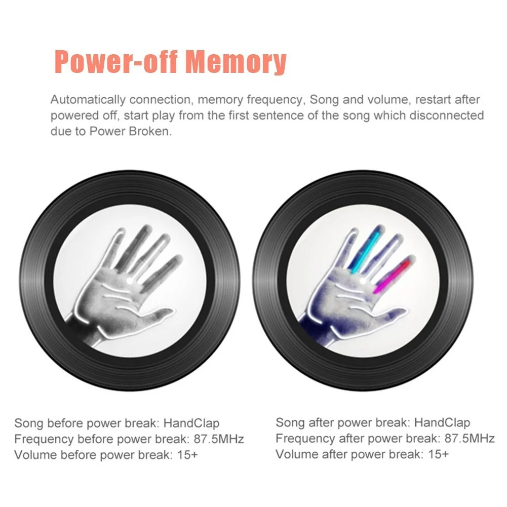 شاحن سيارة مزدوج USB 31A سريع الشحن مع جهاز إرسال FM لاسلكي 52 يدعم محرك USB وتنسيقات موسيقى بطاقة TF