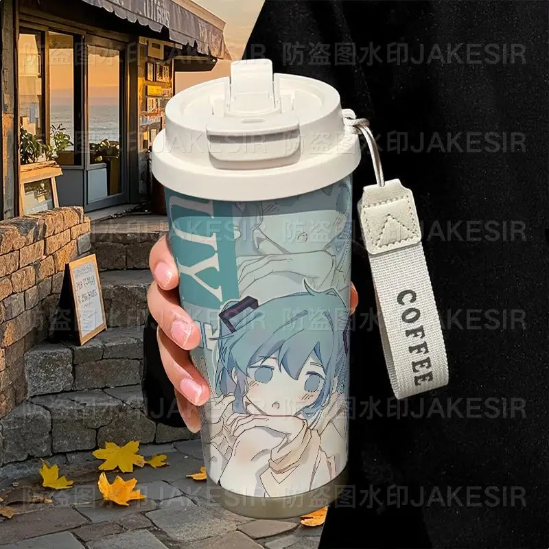 هاتسون ميكو كوب حراري من الفولاذ المقاوم للصدأ كارتون مانع للتسرب كوب قهوة ستاربكس كوب رجالي إمرأة أكواب مياه 520 مللي #5