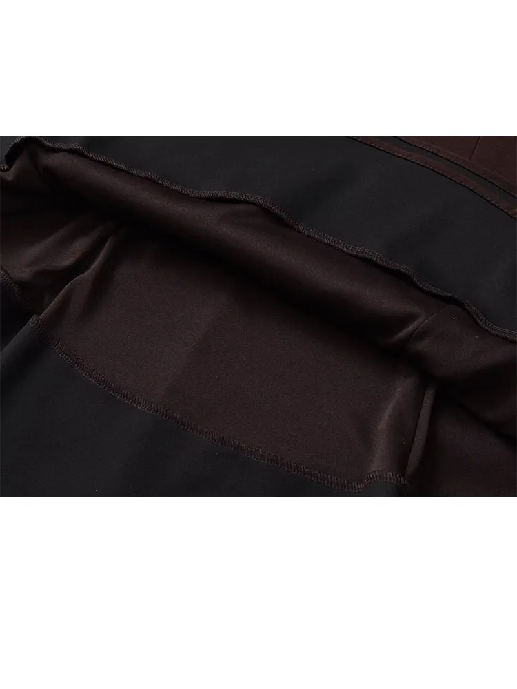 Hh feminino 2025 nova moda fora do ombro dupla camada halterneck sem mangas vestido feminino elegante sexy sem costas zíper vestido curto