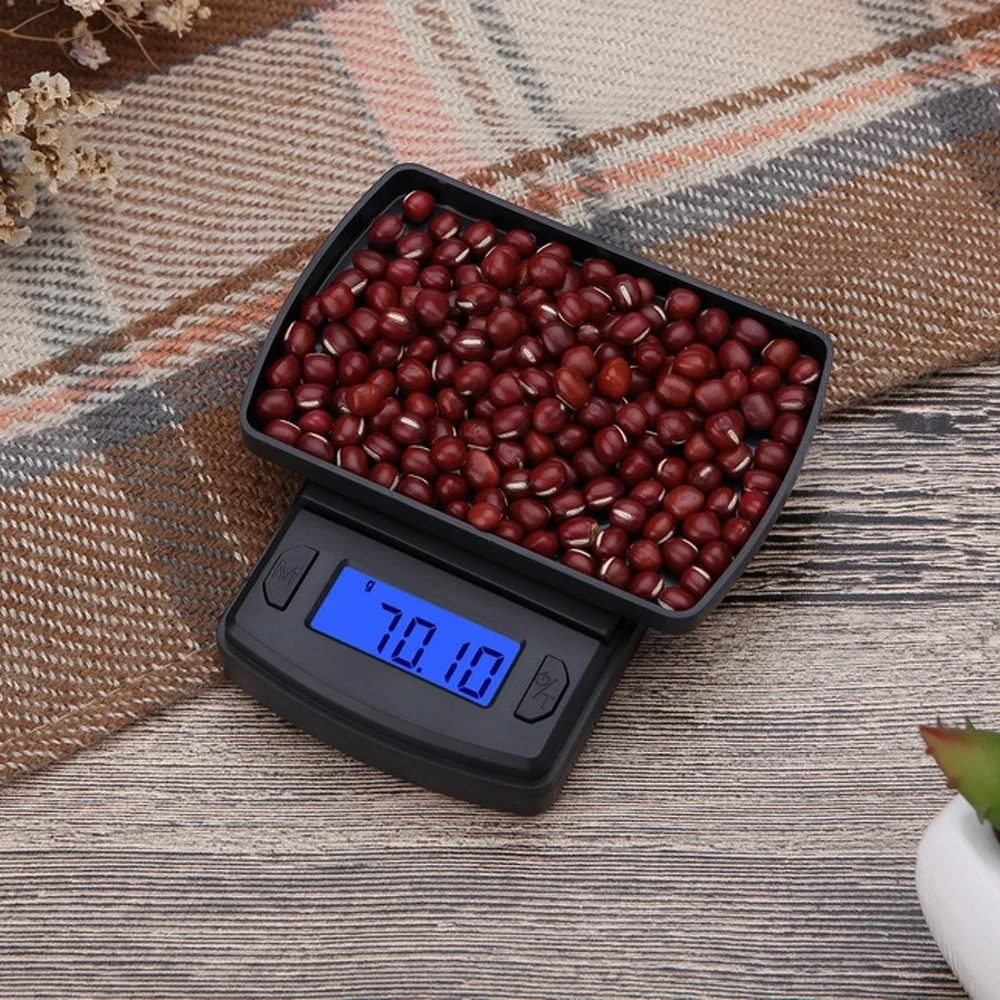 LCD Mini Scale 500g 0.01g Precision Pocket Scale Digital Gram Food Jewelry Ounces/Grains Scale Balance Portable Kitchen Scale