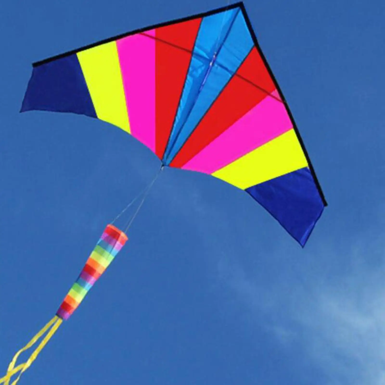 Giant Delta Kite with String for Family Trips Games Teenagers