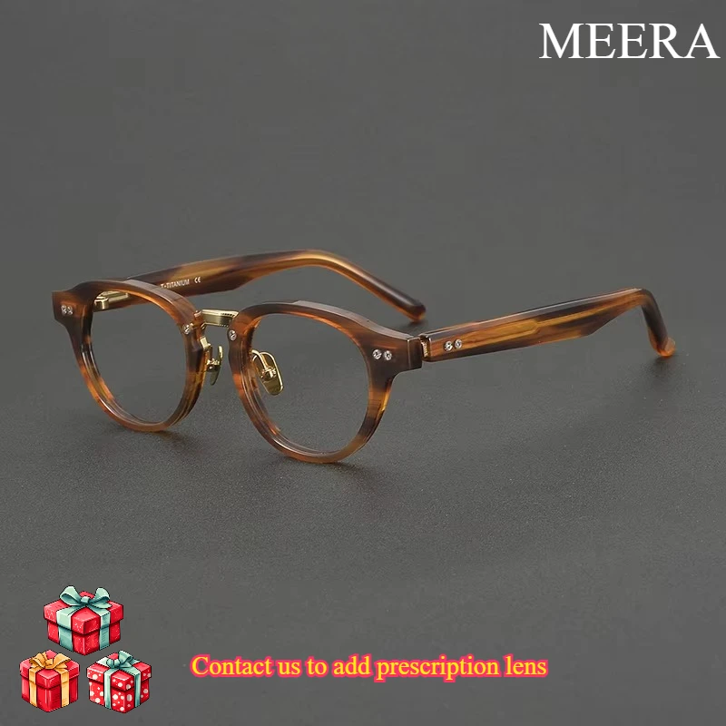 

NP150 High Quality Acetate Optical Glasses Frame Classic Style Patchwork Pattern Full Spectacles Eyewear for Men and Women