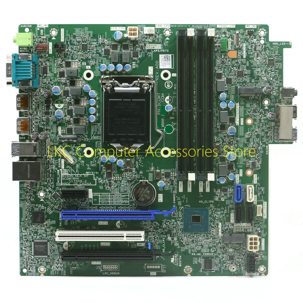 NEW For DELL OptiPlex 7070 Tower MT Desktop Motherboard CN-0NRKPK 0NRKPK NRKPK 5CGW7 17509-3 LGA1151 DDR4 Mainboard 100%Tested