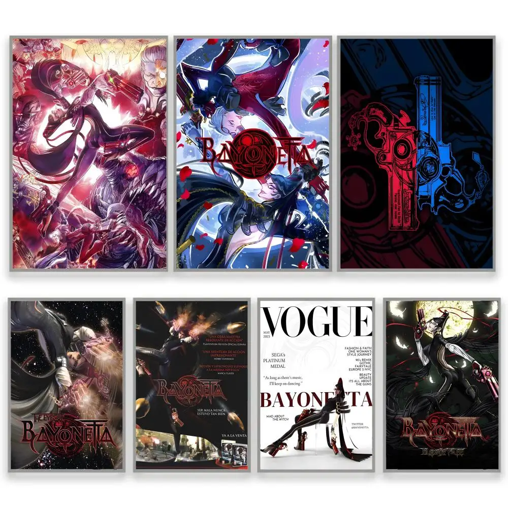 Game Bayonetta Classic Interior Boyfriend Present Idea Girls Bedroom Decor Poster
